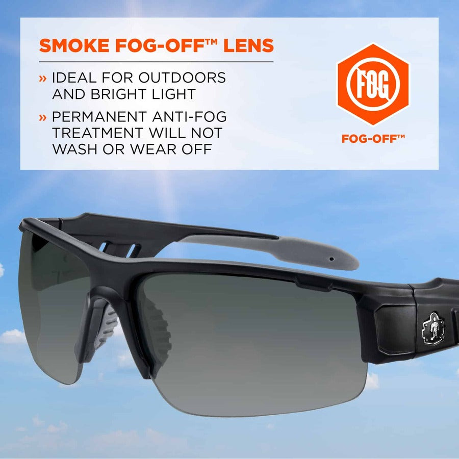 Ergodyne Dagr AF Smoke Safety Glasses - 1 Each