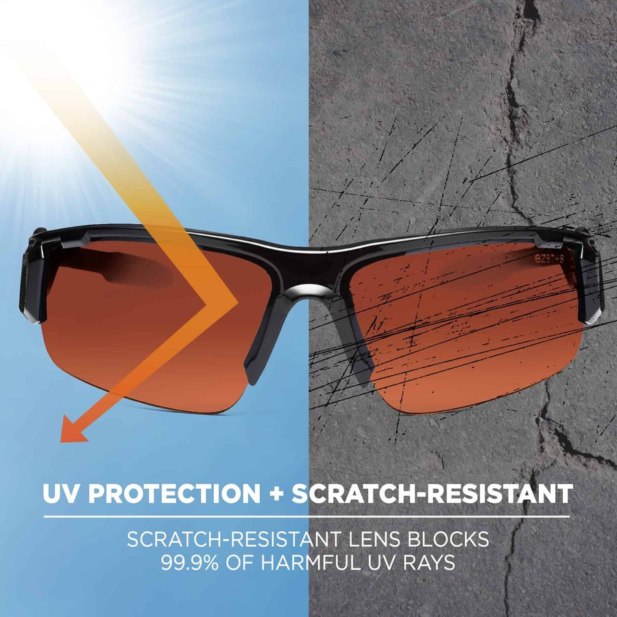 Ergodyne Dagr PZ Copper Safety Glasses - 1 Each