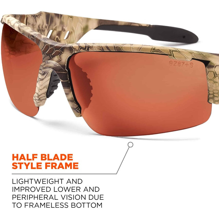 Ergodyne Dagr PZ Copper Safety Glasses - 1 Each