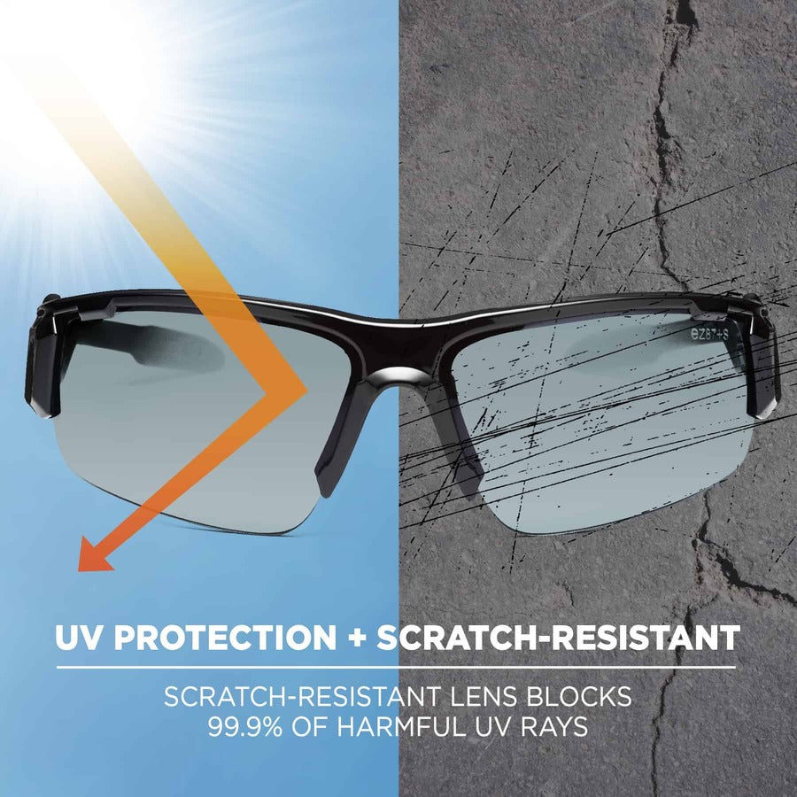 Ergodyne Dagr Silver Lens Safety Glasses - 1 Each