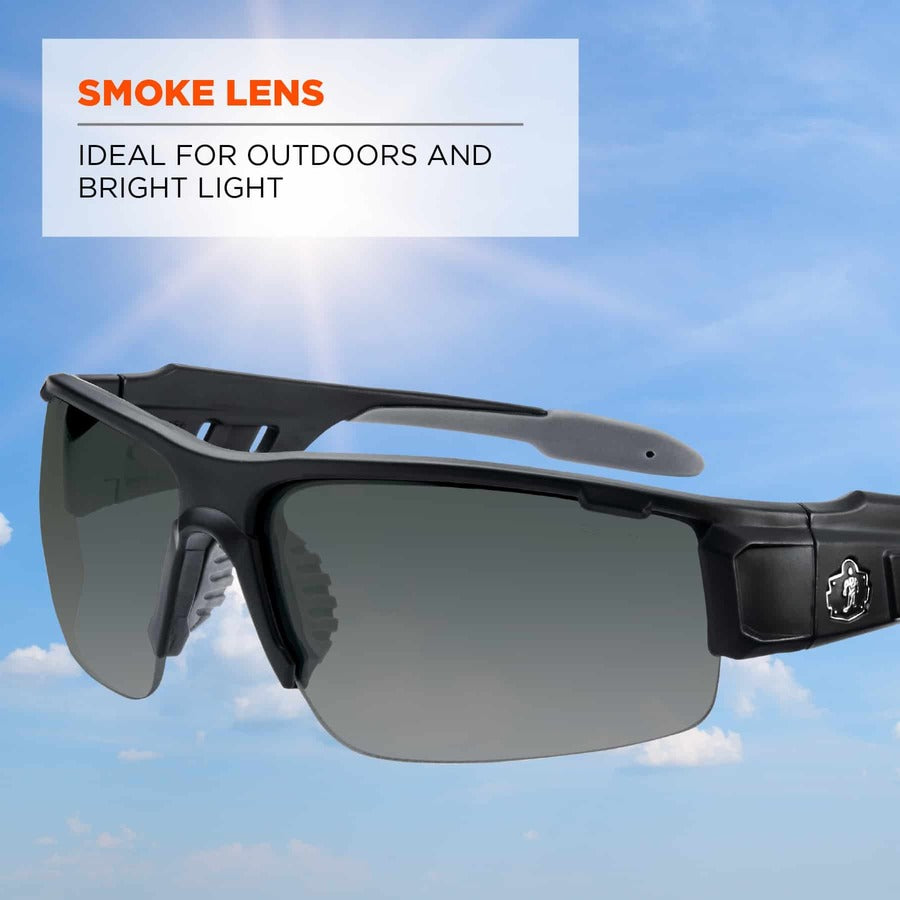 Ergodyne Dagr Smoke Lens Safety Glasses - 1 Each