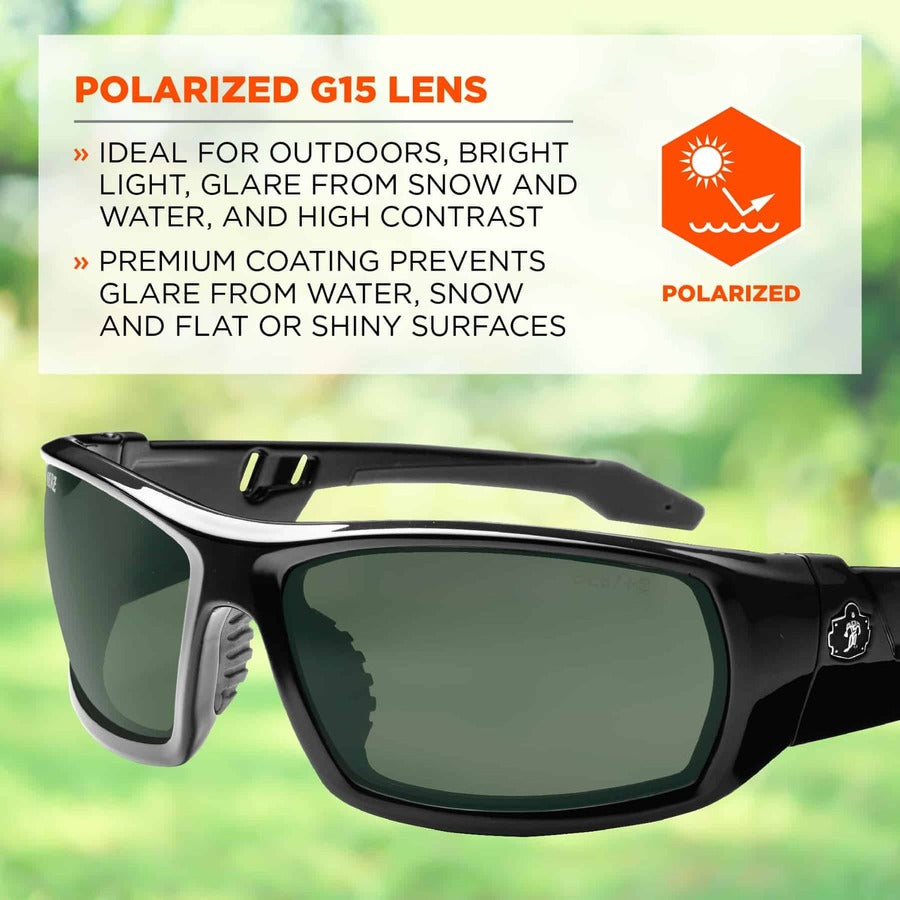 Ergodyne Polarized G15 Safety Glasses - 1 Each