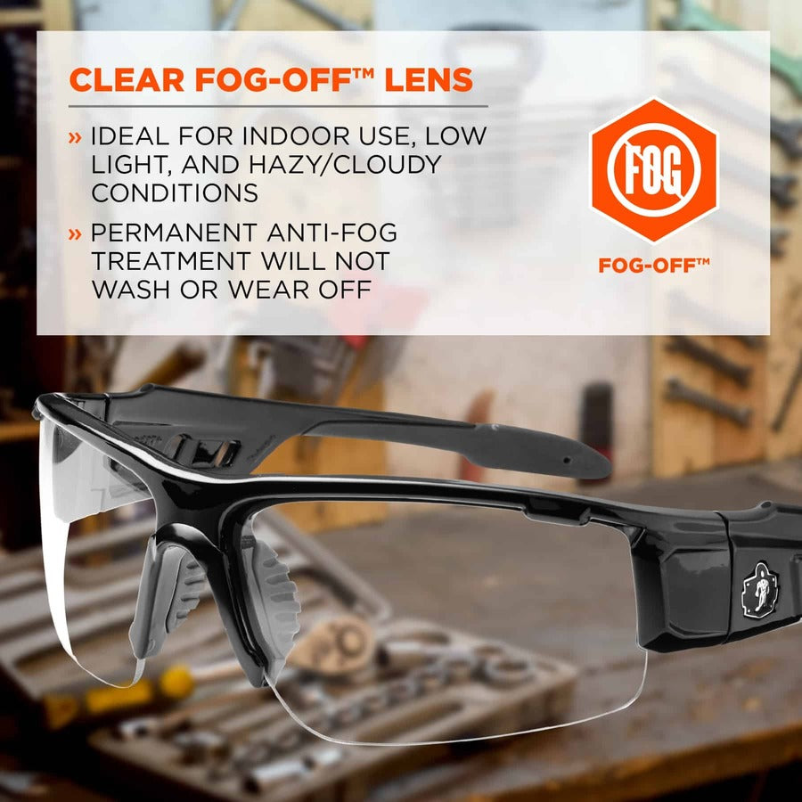 Ergodyne Dagr AF Clear Safety Glasses - 1 Each