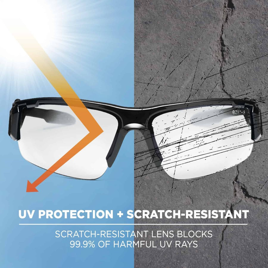 Ergodyne Dagr AF Clear Safety Glasses - 1 Each