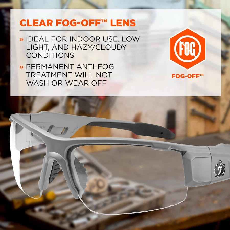 Ergodyne Dagr AF Clear Safety Glasses - 1 Each