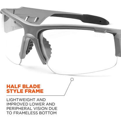 Ergodyne Dagr AF Clear Safety Glasses - 1 Each