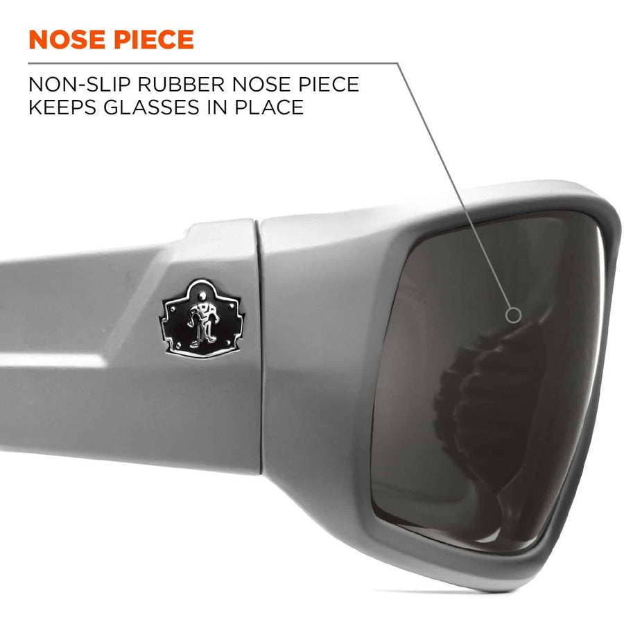 Ergodyne Polarized Smoke Safety Glasses - 1 Each