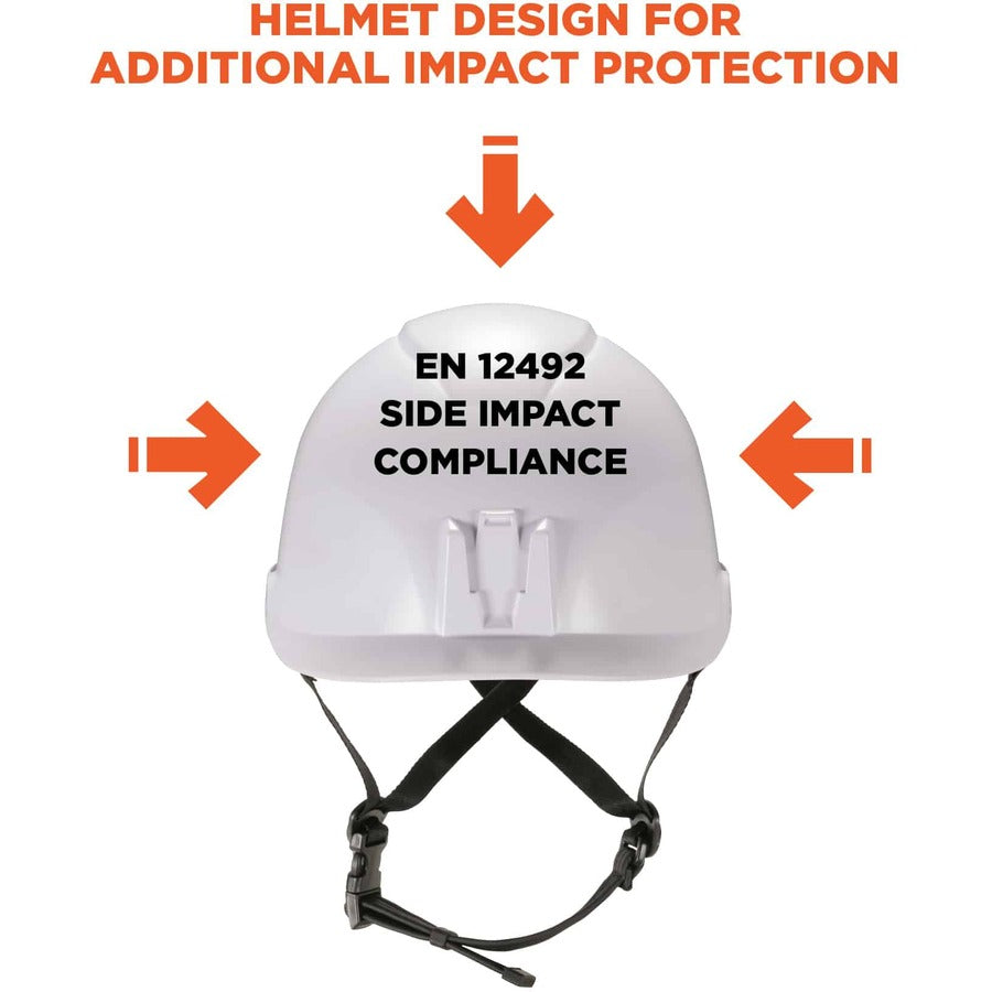 Ergodyne 8974 Class E Safety Helmet - Recommended for: Construction, Utility, Oil & Gas, Forestry, Mining, General Purpo