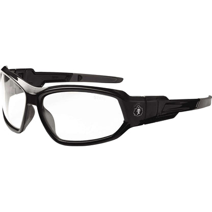 Ergodyne Loki AF Clear Safety Glasses - Black Frame/Clear Lens