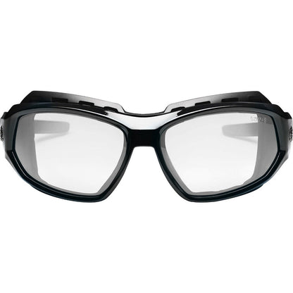 Ergodyne Loki AF Clear Safety Glasses - Black Frame/Clear Lens