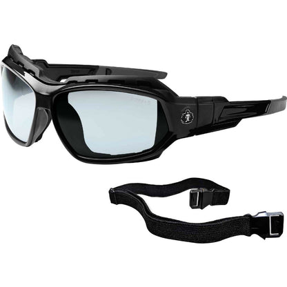 Ergodyne Loki In/Outdoor Safety Glasses - Black Frame