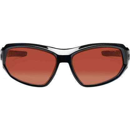 Ergodyne Loki PZ Copper Safety Glasses - Black Frame/Copper Lens