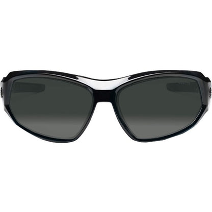 Ergodyne Loki Smoke Lens Safety Glasses - Black Frame/Smoke Lens