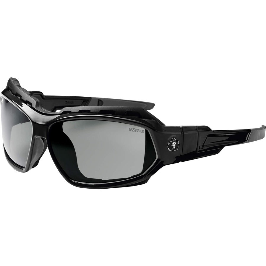 Ergodyne Loki Smoke Lens Safety Glasses - Black Frame/Smoke Lens