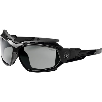 Ergodyne Loki Smoke Lens Safety Glasses - Black Frame/Smoke Lens
