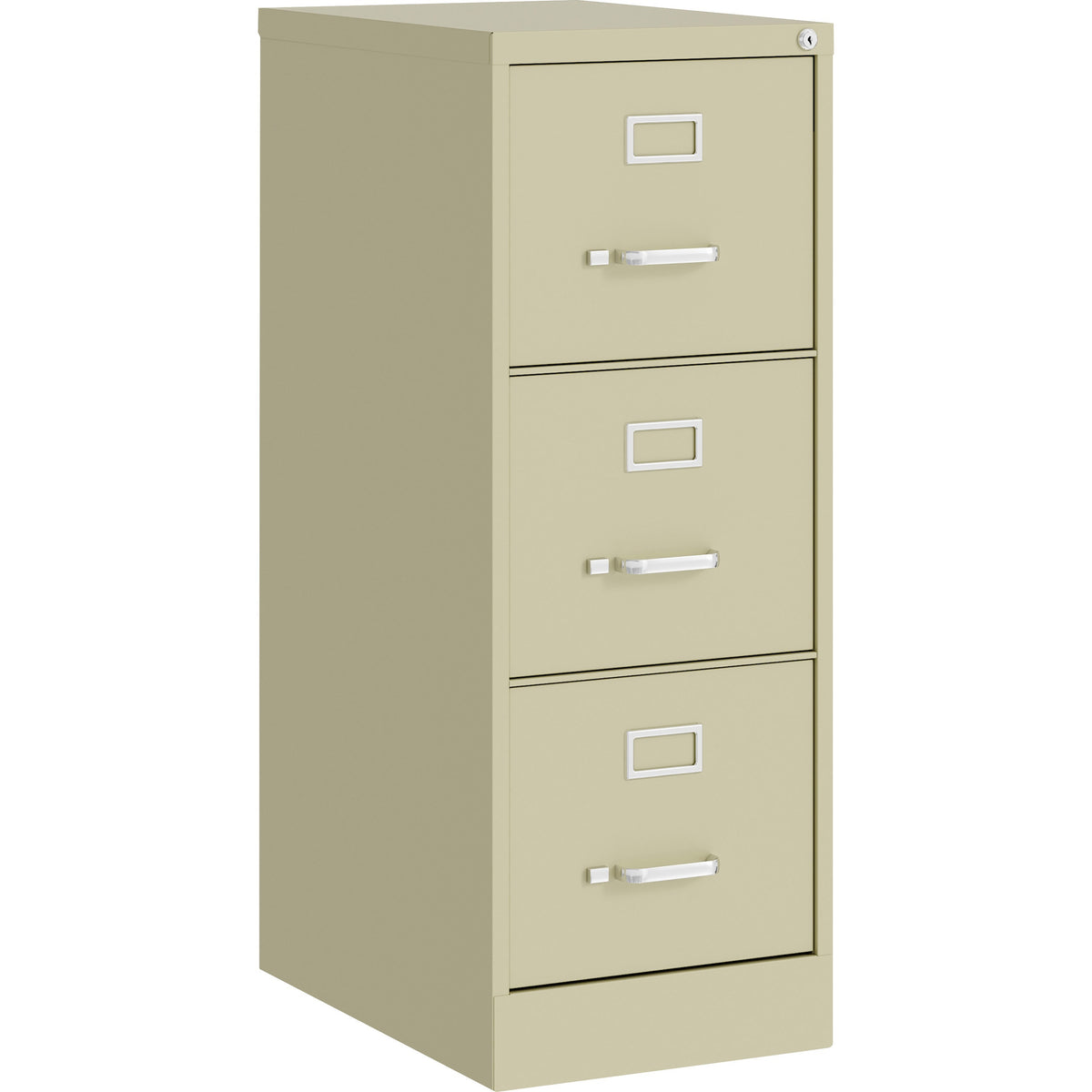 Lorell Fortress Series 22" Commercial-Grade Vertical File Cabinet - 15" Width x 22" Depth x 40.2" Height - 3 x Drawer(s)