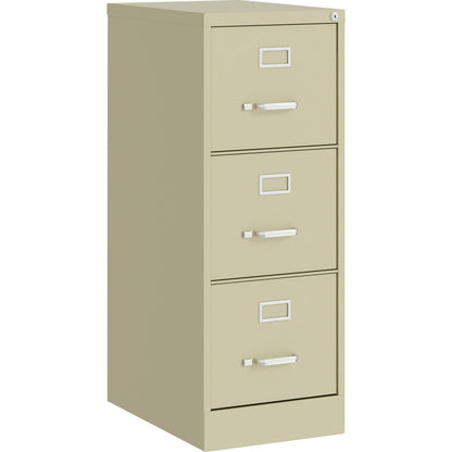 Lorell Fortress Series 22" Commercial-Grade Vertical File Cabinet - 15" Width x 22" Depth x 40.2" Height - 3 x Drawer(s)