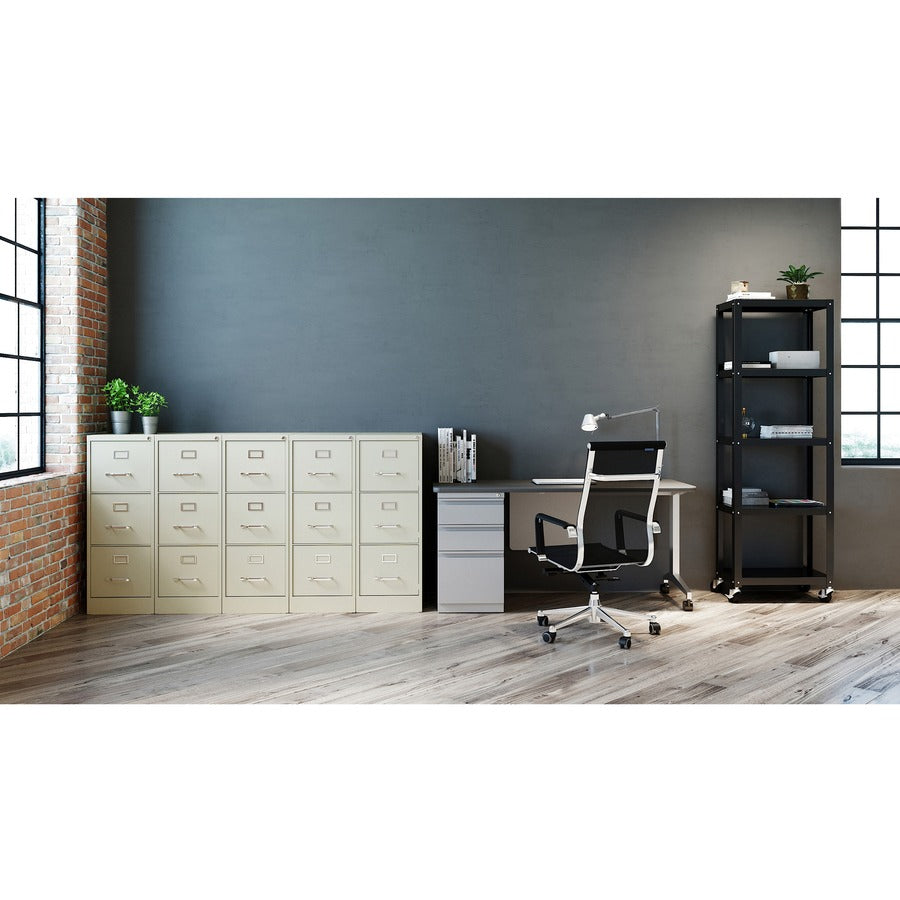 Lorell Fortress Series 22" Commercial-Grade Vertical File Cabinet - 15" Width x 22" Depth x 40.2" Height - 3 x Drawer(s)