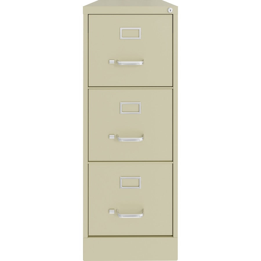 Lorell Fortress Series 22" Commercial-Grade Vertical File Cabinet - 15" Width x 22" Depth x 40.2" Height - 3 x Drawer(s)