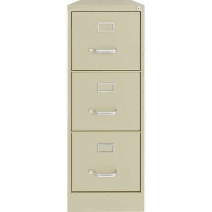 Lorell Fortress Series 22" Commercial-Grade Vertical File Cabinet - 15" Width x 22" Depth x 40.2" Height - 3 x Drawer(s)