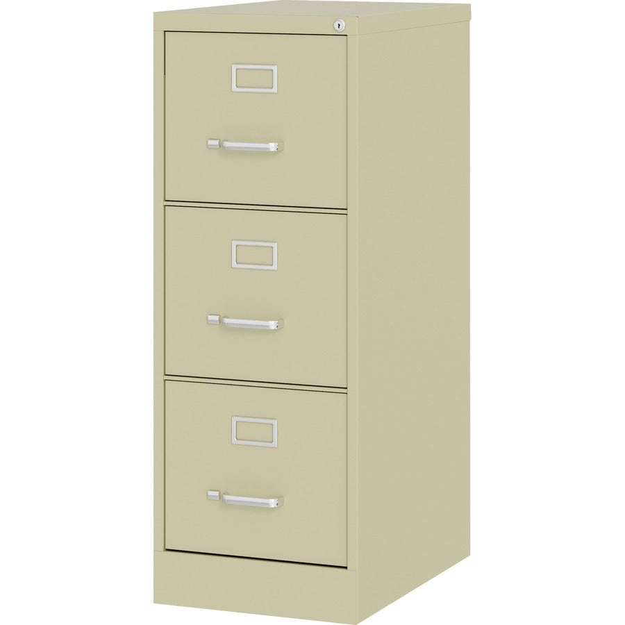 Lorell Fortress Series 22" Commercial-Grade Vertical File Cabinet - 15" Width x 22" Depth x 40.2" Height - 3 x Drawer(s)