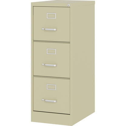 Lorell Fortress Series 22" Commercial-Grade Vertical File Cabinet - 15" Width x 22" Depth x 40.2" Height - 3 x Drawer(s)