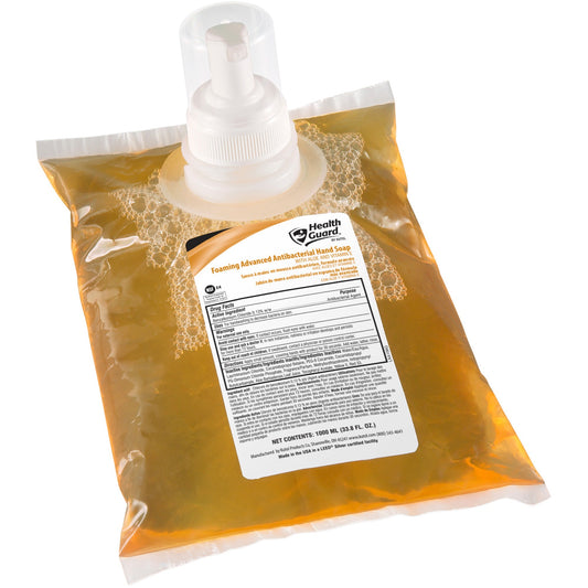 Health Guard Foam Antibacterial Soap - Citrus Spice Scent - 1.06 quart - Kill Germs, Soil Remover - Skin, Hand - Antibac