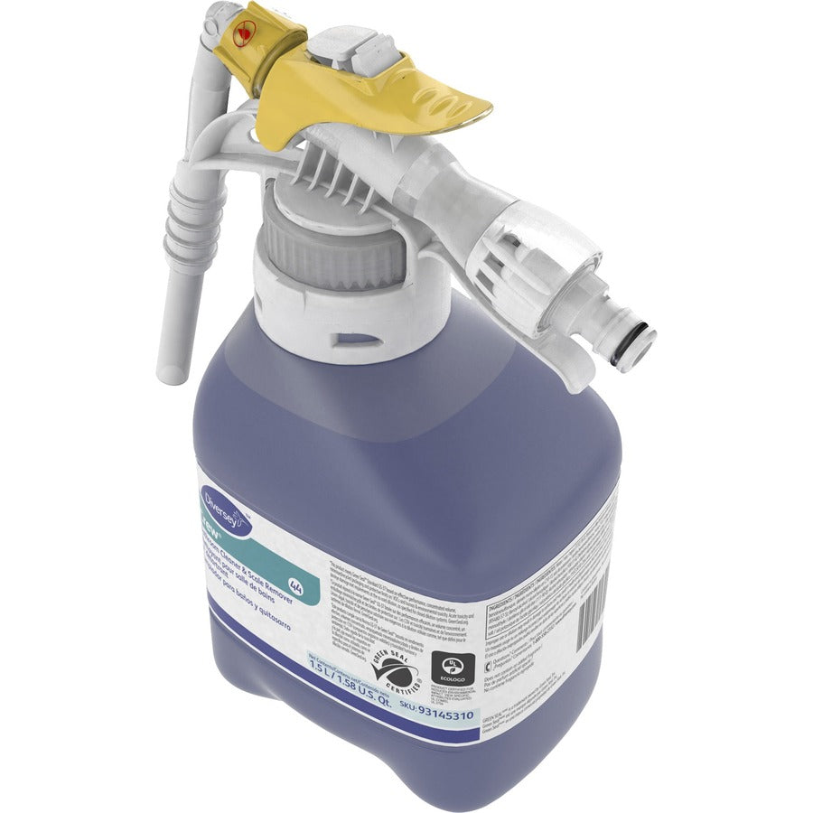 Diversey Crew Bathroom Cleaner/Scale Remover - Ready-To-Use - 50.7 fl oz (1.6 quart) - Surfactant Scent - Non-corrosive 