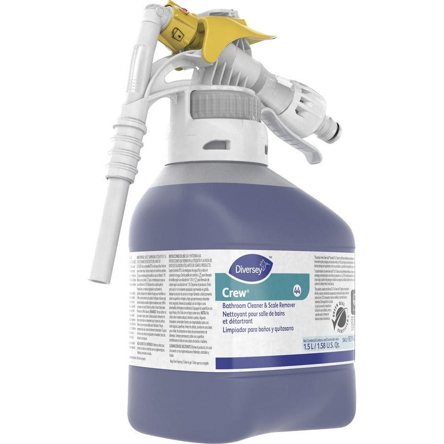 Diversey Crew Bathroom Cleaner/Scale Remover - Ready-To-Use - 50.7 fl oz (1.6 quart) - Surfactant Scent - Non-corrosive 