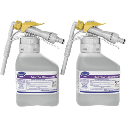 Diversey Oxivir Five 16 Concentrate Cleaner - Ready-To-Use/Concentrate - 50.7 fl oz (1.6 quart) - Characteristic Scent -