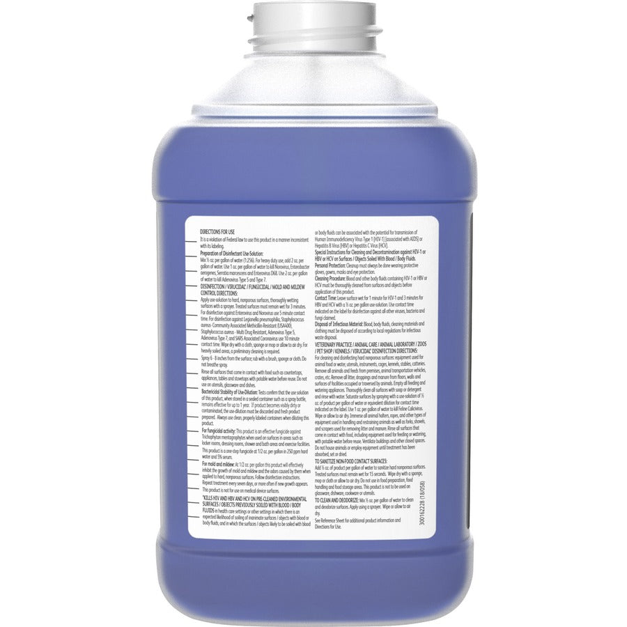 Diversey Virex Plus Disinfectant Cleaner - Concentrate - 84.5 fl oz (2.6 quart) - Surfactant Scent - 2 / Carton