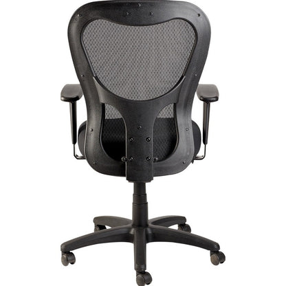 Eurotech Apollo Synchro High Back Chair - Avocado Seat Color - Fabric Seat Material - Black Back Color - High Back - 5-s