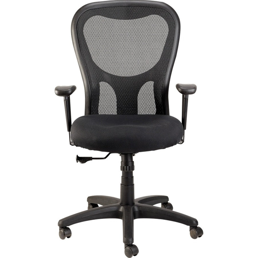 Eurotech Apollo Synchro High Back Chair - Ocean Seat Color - Fabric Seat Material - Black Back Color - Black Frame Color