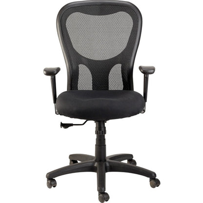 Eurotech Apollo Synchro High Back Chair - Cafe Seat Color - Fabric Seat Material - Black Back Color - High Back - 5-star