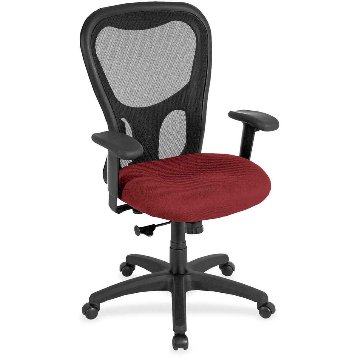 Eurotech Apollo Synchro High Back Chair - Matador Seat Color - Fabric Seat Material - Black Back Color - High Back - 5-s