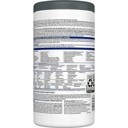 Clorox Healthcare VersaSure Disinfectant Wipes - For Hard Surface, Nonporous Surface, Commercial, Medical Equipment - Re