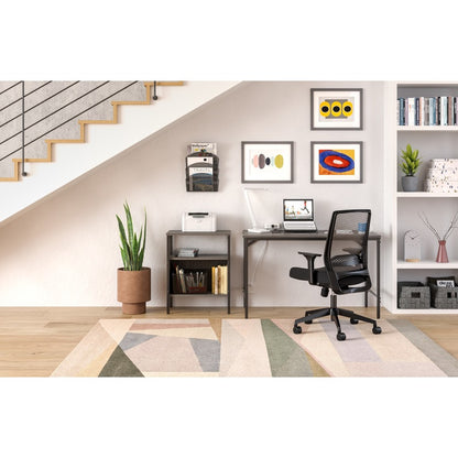 Safco Medina Basic Task Chair - 5-star Base - Black - Armrest - 1 Each