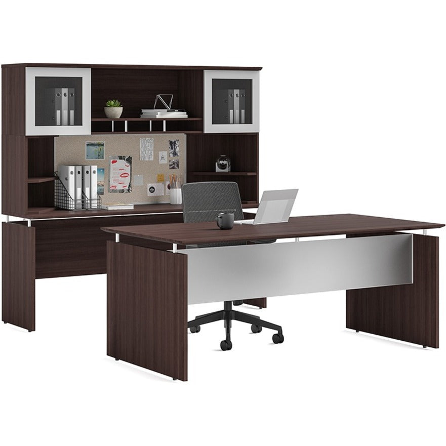 Safco Medina Basic Task Chair - 5-star Base - Black - Armrest - 1 Each