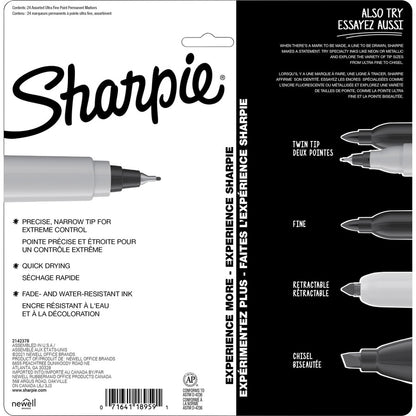 Sharpie Mystic Gems Permanent Markers - Multi Ink - 24 / Pack