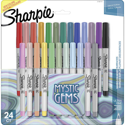 Sharpie Mystic Gems Permanent Markers - Multi Ink - 24 / Pack
