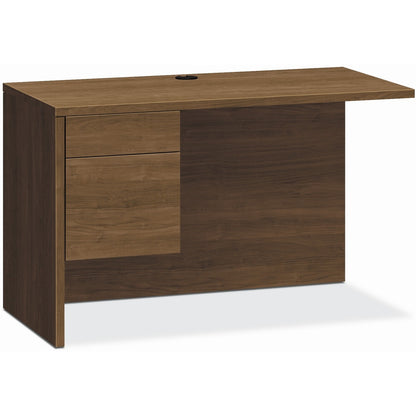 HON H10516L Return - 29.5" Height x 48" Width x 24" Depth - Total Drawer(s): 2 - Flat Edge - Finish: Pinnacle, Laminate 