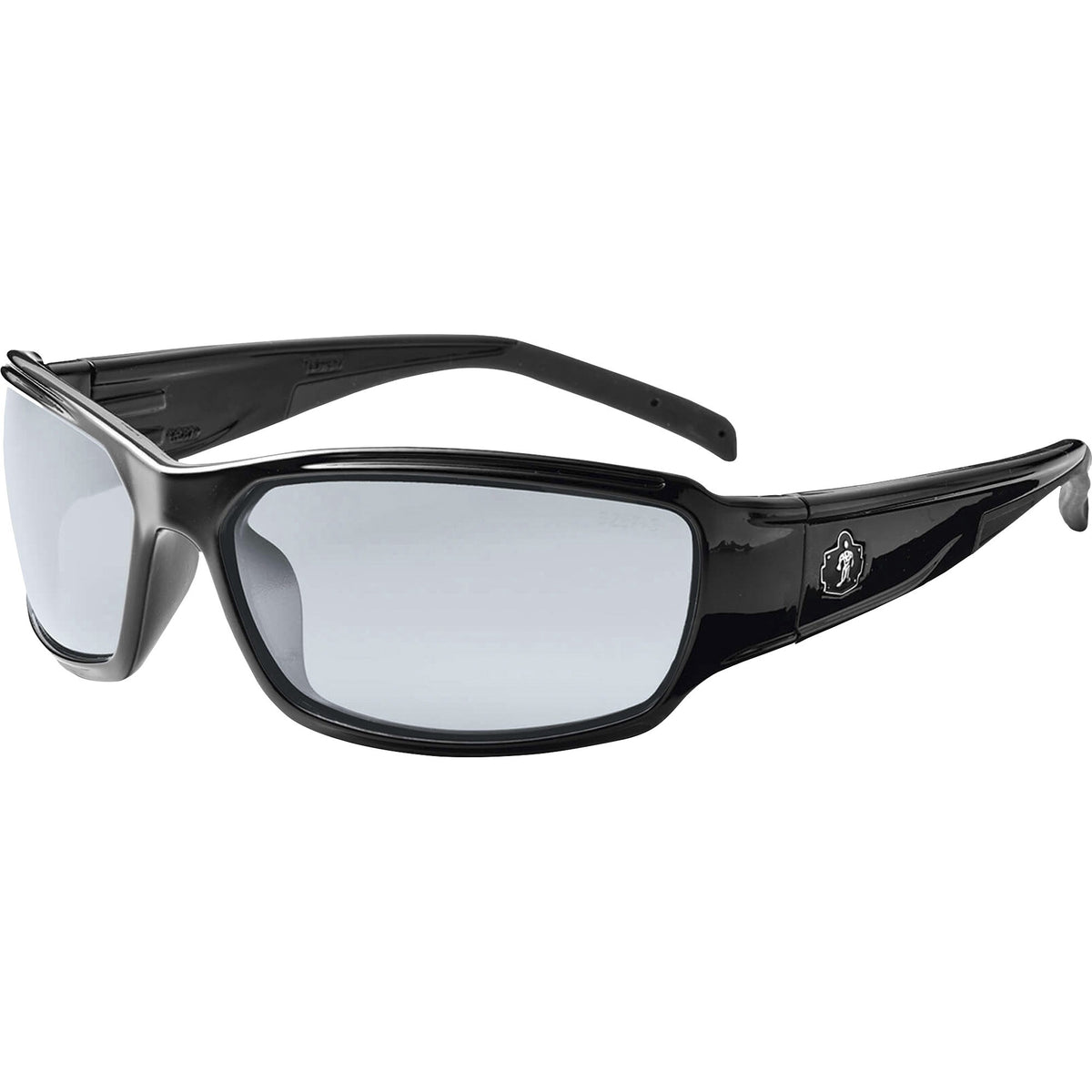 Ergodyne THOR In/Outdoor Lens Safety Glasses - Recommended for: Indoor/Outdoor - Eye Protection - Black - 1 Each