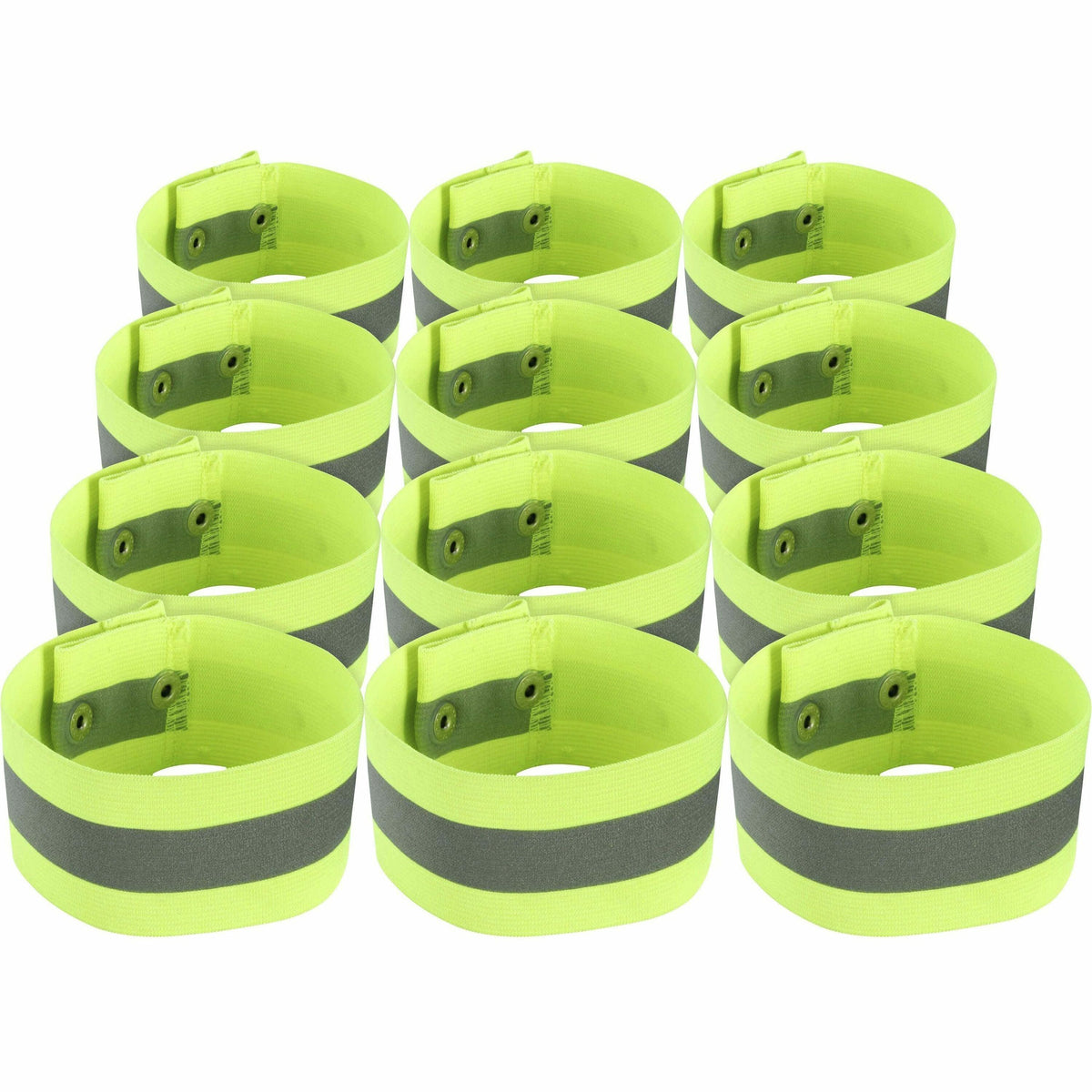 Ergodyne 8001 Arm/Leg Band - Adjustable - Small (S)/Medium (M) - Snap Attachment - 0.3" Height x 2" Width x 6.5" Length 