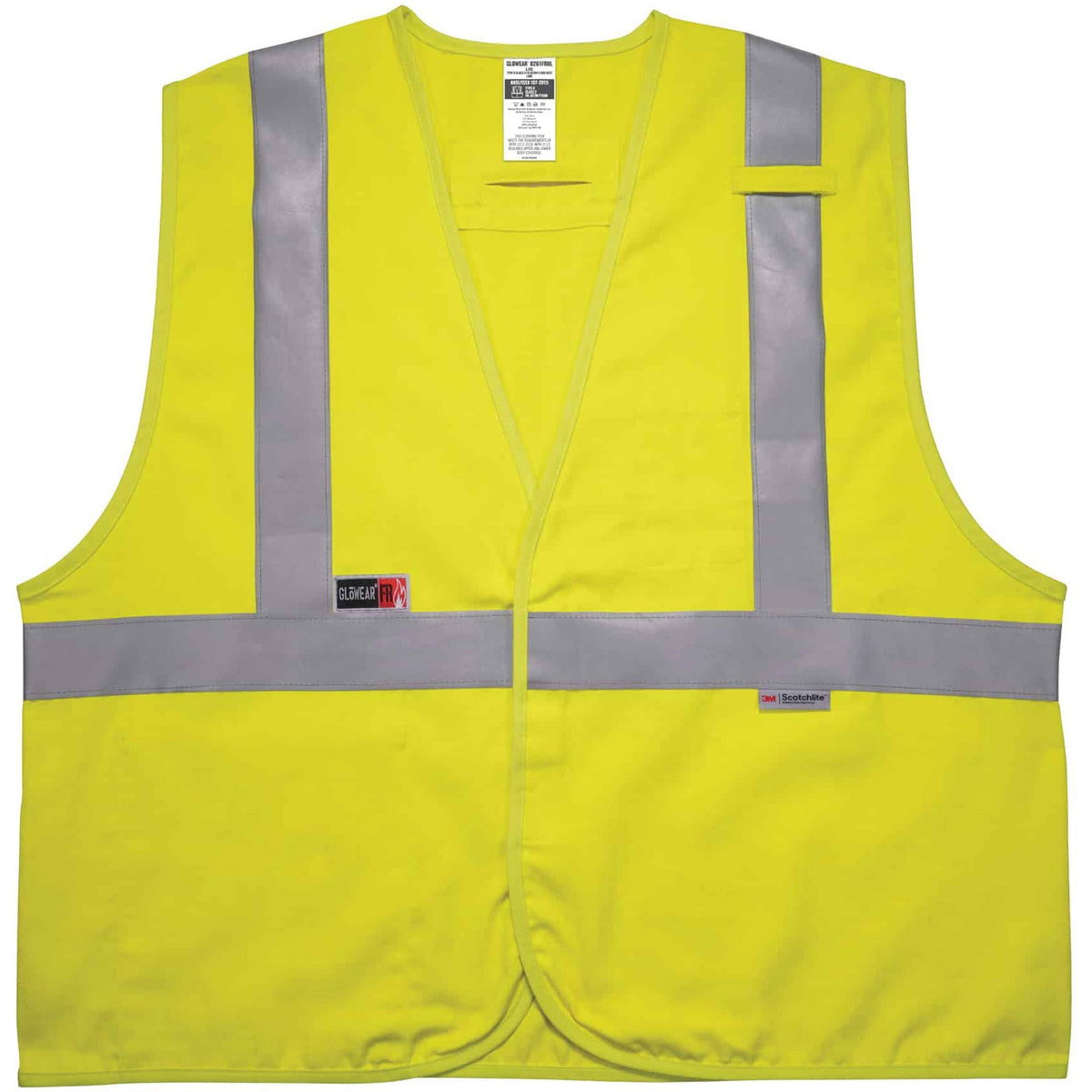 Ergodyne 8261FRHL Hi-Vis FR Safety Vest - Class 2, Dual Compliant - 1 Each
