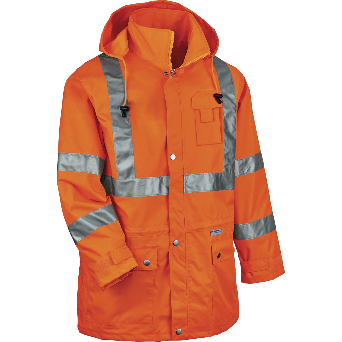 Ergodyne 8365 Type R Class 3 Rain Jacket - Recommended for: Construction, Utility, Emergency, Airline Crew, Railway Work