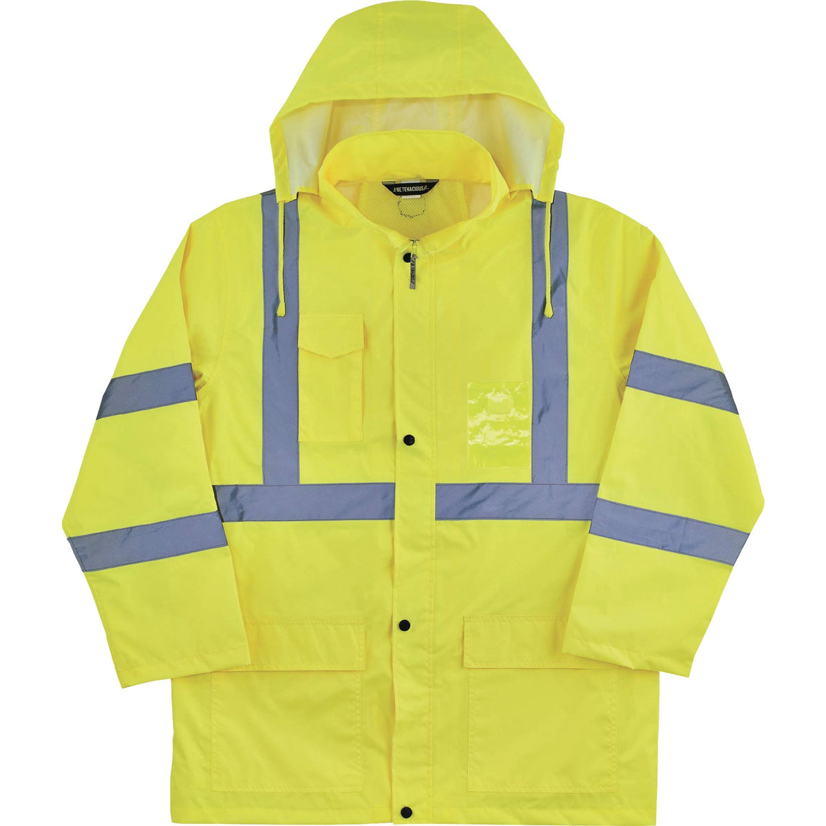 Ergodyne 8366 Lightweight Hi-Vis Rain Jacket - Type R, Class 3 - 1 Each