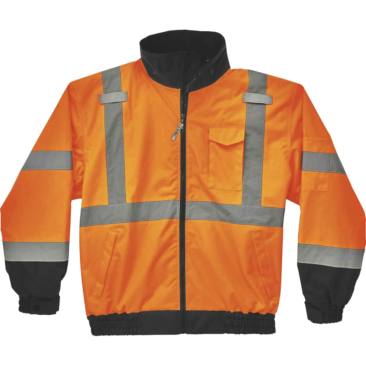 Ergodyne 8379 Type R Class 3 Hi-Vis Fleece Lined Bomber Jacket - 1 Each