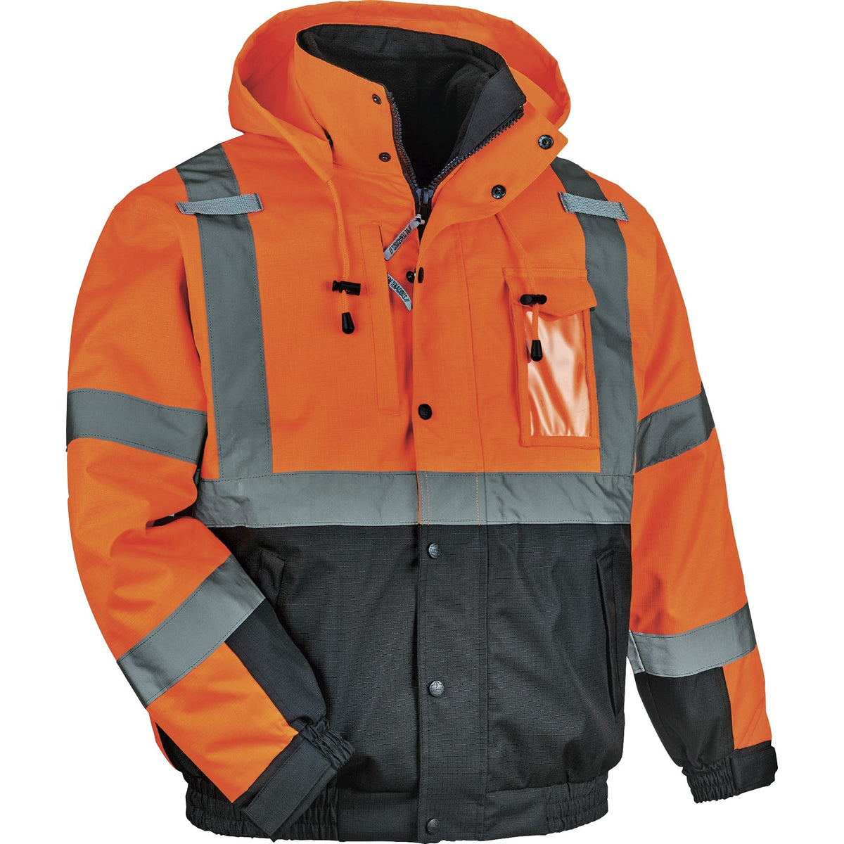 Ergodyne 8381 Hi-Vis 4-in-1 Bomber Jacket Type R Class 3 - 1 Each