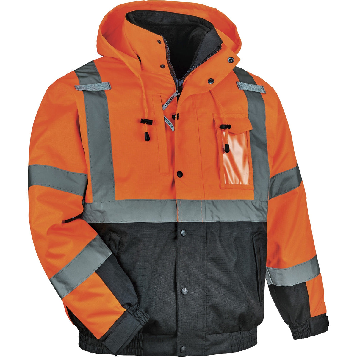 Ergodyne 8381 Hi-Vis 4-in-1 Bomber Jacket Type R Class 3 - 1 Each