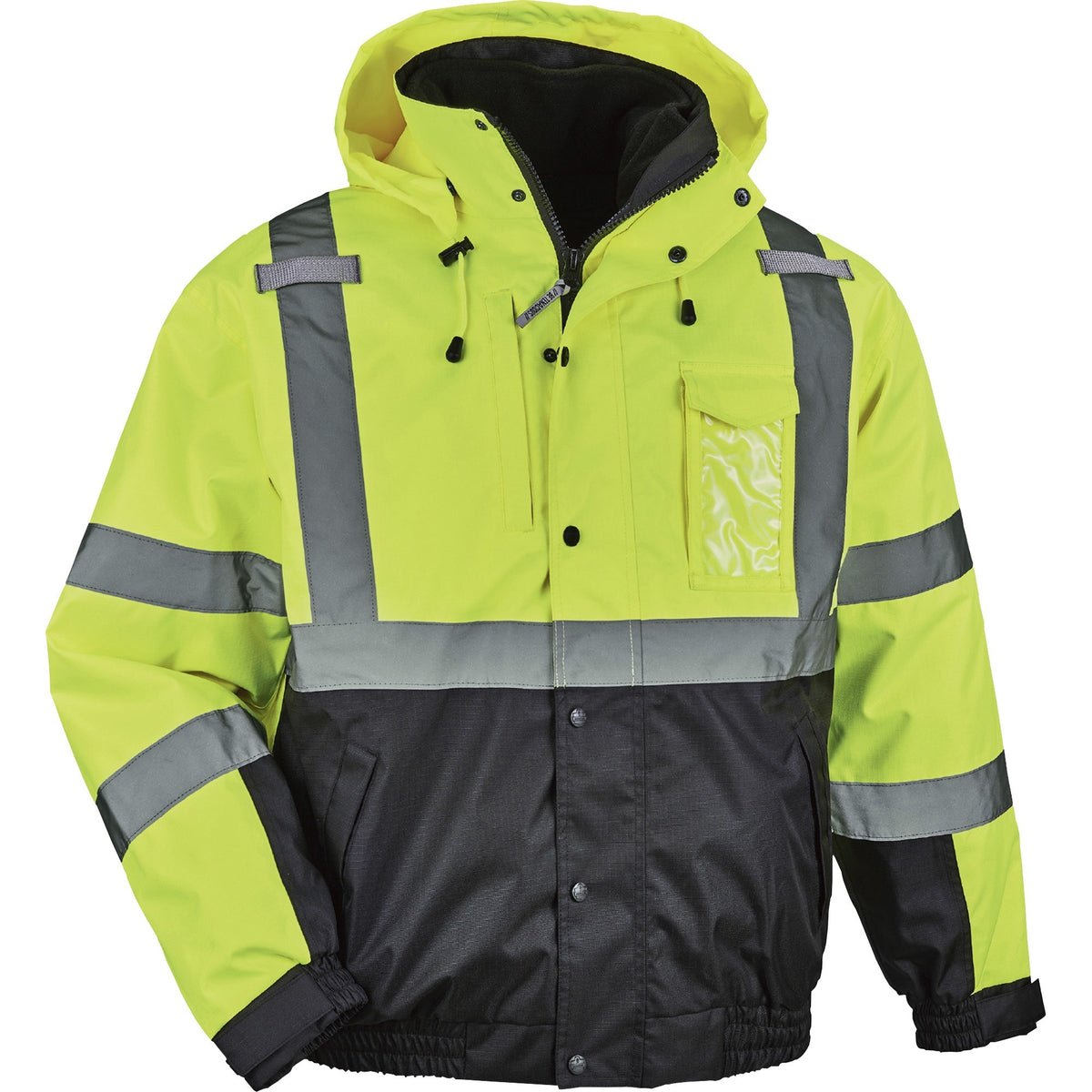 Ergodyne 8381 Hi-Vis 4-in-1 Bomber Jacket Type R Class 3 - 1 Each
